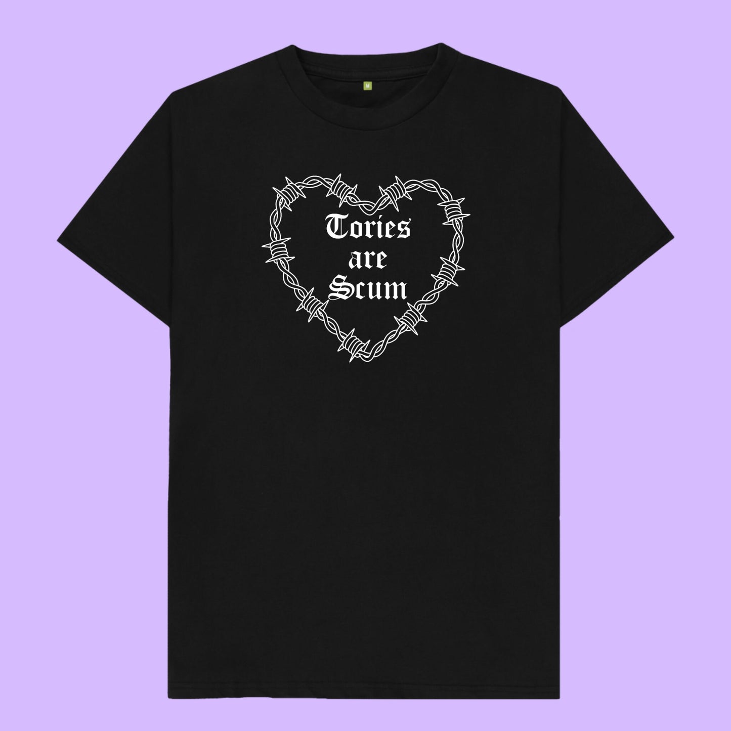 Tories are scum // T-shirt // Black