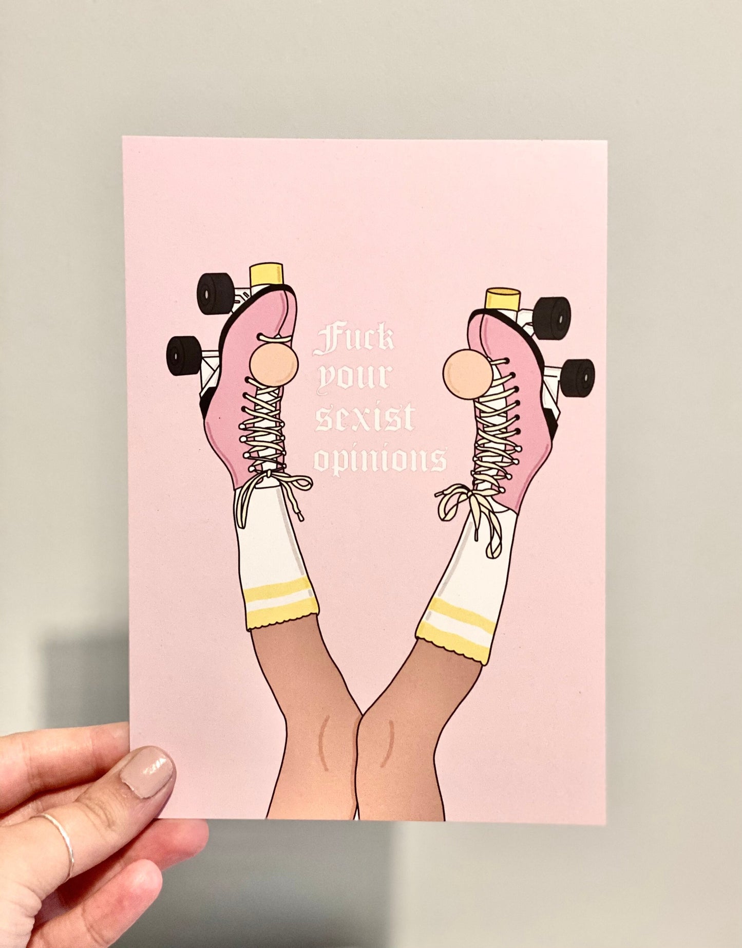F your sexist opinions // A5 print