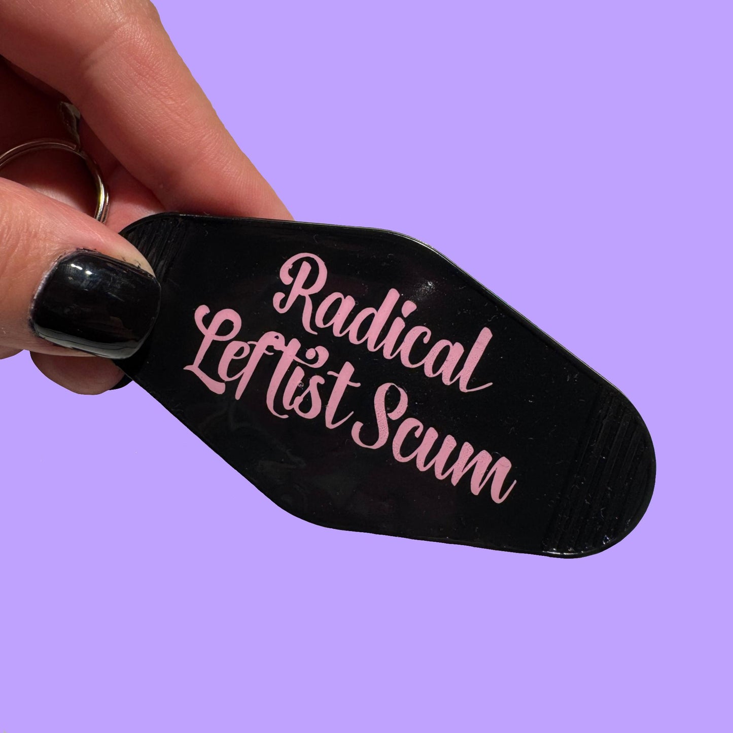 Radical Leftist Scum // Motel Keyring